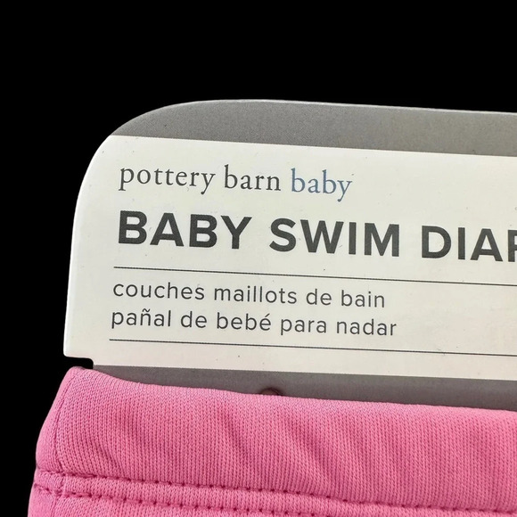 NWT Pottery Barn Kids TYR Baby Girls Small 0-6 months Pink Swim Diaper UPF 50+ - Picture 2 of 4